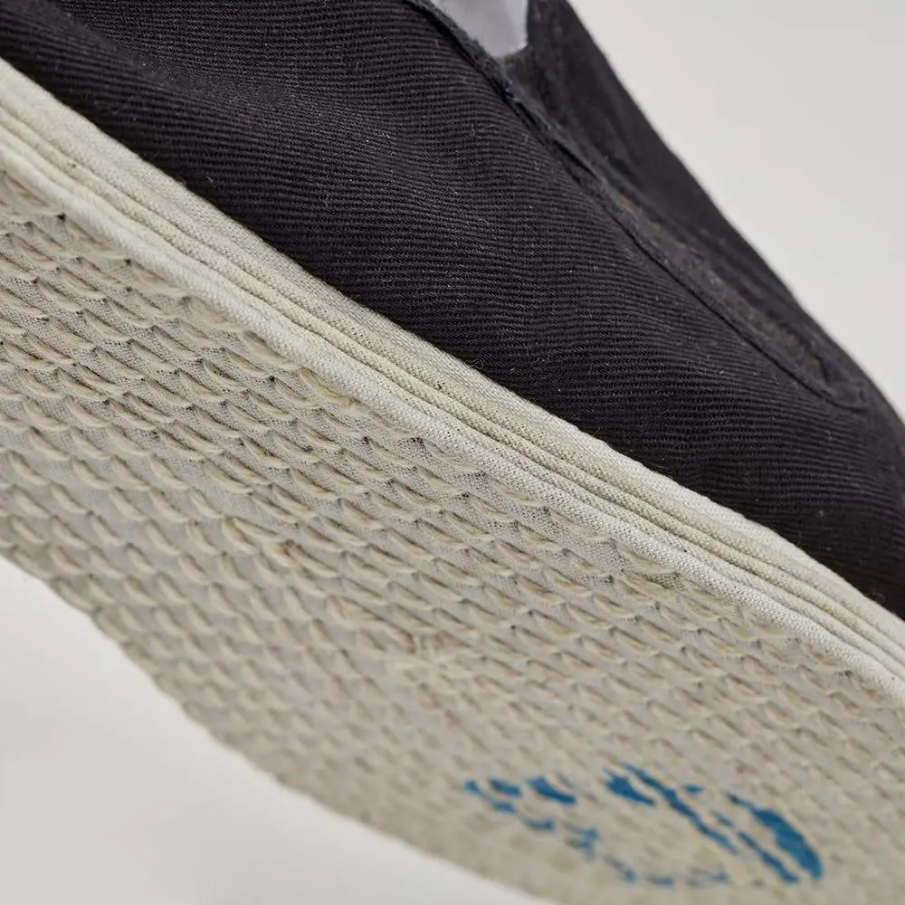 Blitz Sports Cotton Sole Kung Fu Shoes - Black - Image 3
