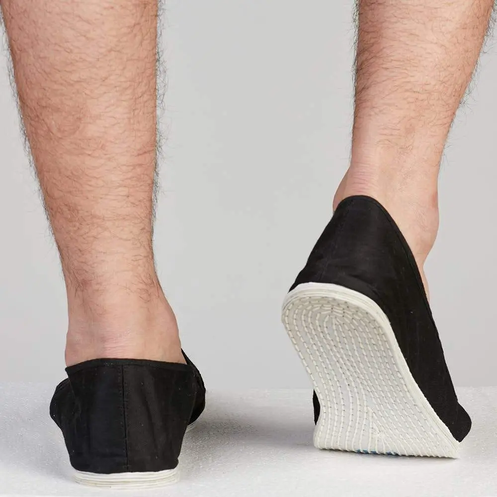 Blitz Sports Cotton Sole Kung Fu Shoes - Black - Image 6